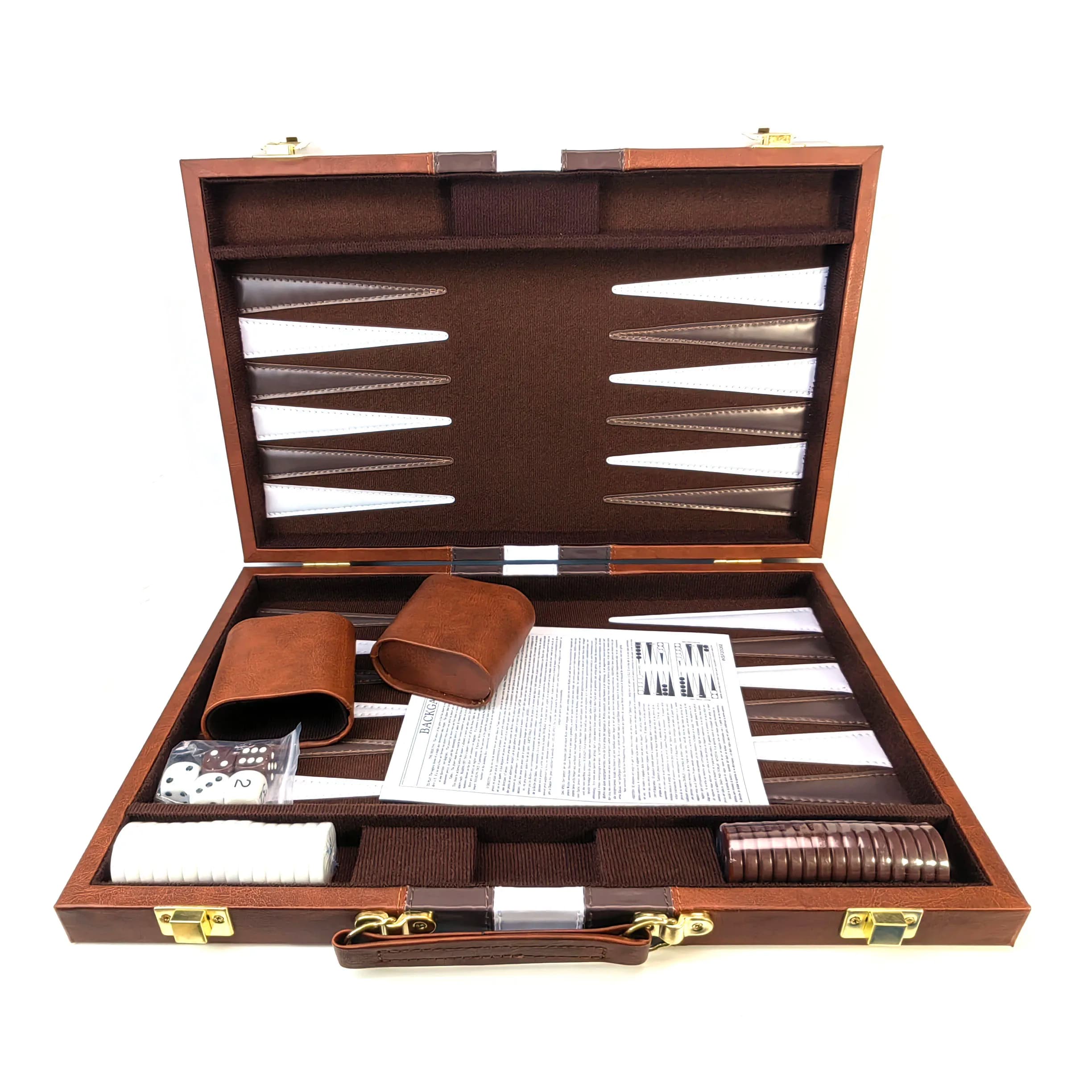 Vendite dirette in fabbrica di set da backgammon, classico set da gioco da tavolo da backgammon, scacchi portatili da tavolo per intrattenimento casual