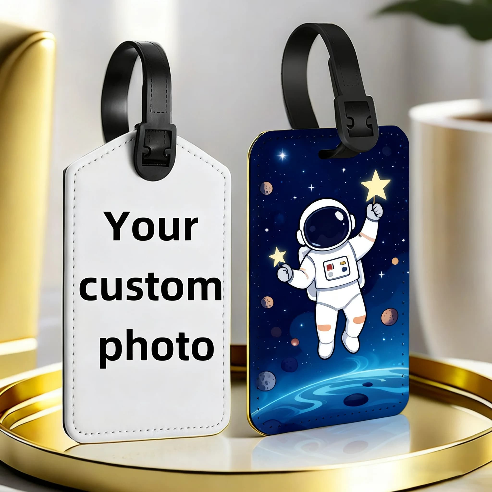 1PC Personalizza Etichetta per bagagli in pelle PU Identificatore per valigia per bagagli personalizzato ID Addres Holder Etichette per imbarco Etichetta da viaggio portatile