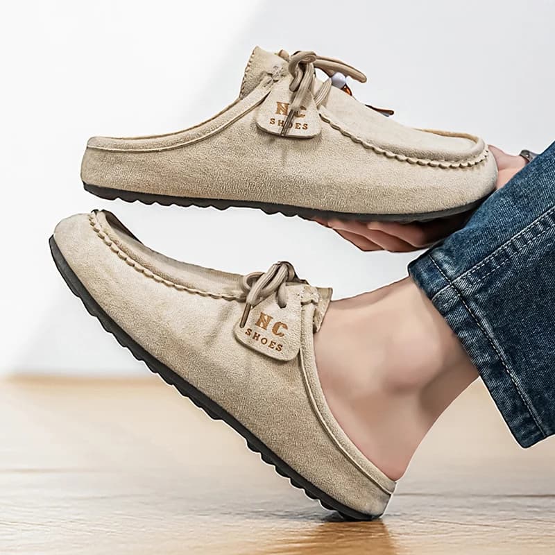 Mules Unisex a Punta Chiusa Primavera/Autunno 2026 | Zoccoli Comodi Stile Britannico con Suola Morbida e Leggera, Slip-On