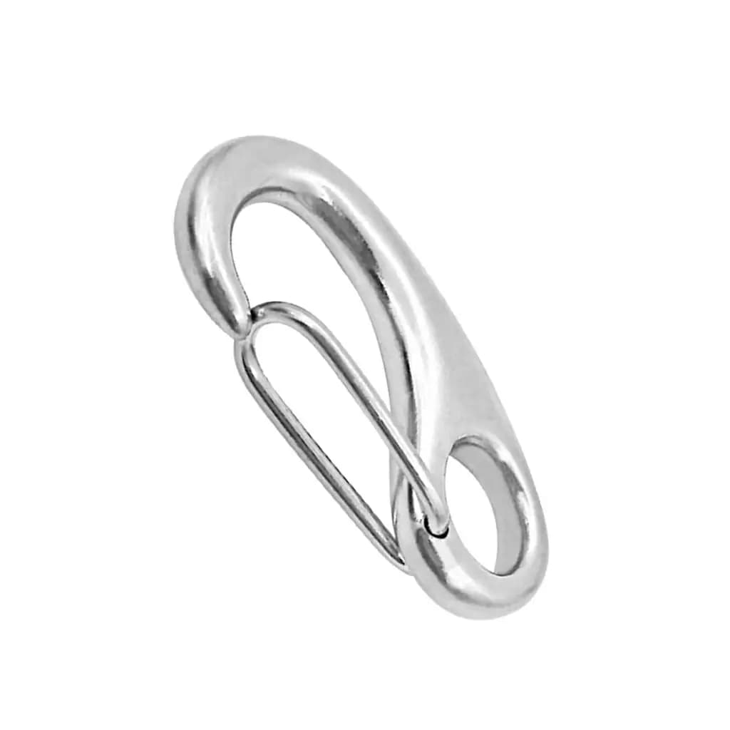 Anti Corrosion Marine Grade Stainless Clip Hook for Boat Rigging Rope Keychain