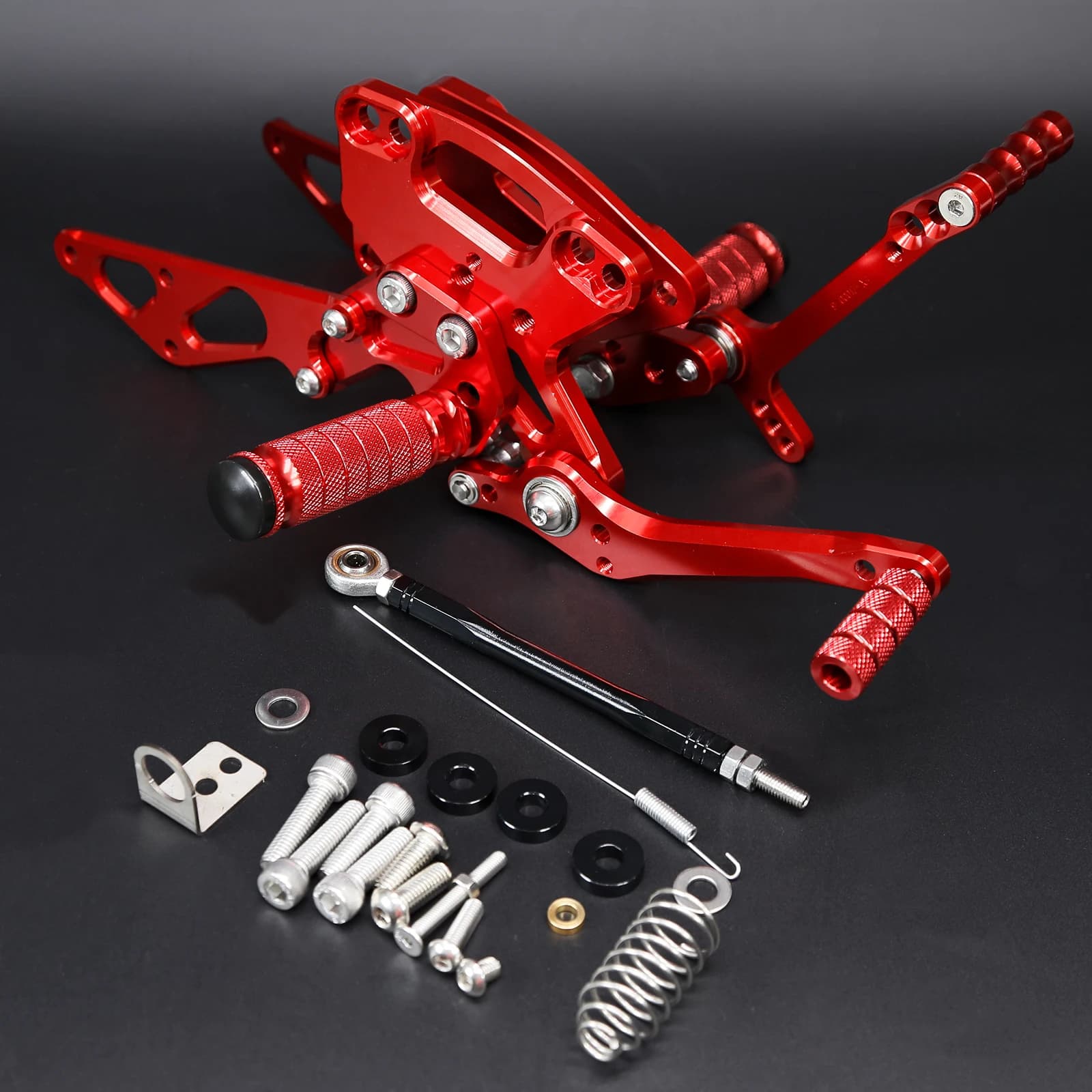 Per Kawasaki Z1000 ABS Z1000R 2011 2012 -2020 Moto Rearset Poggiapiedi Cnc In Lega di Alluminio Pedale Del Piede Peg Posteriore Set