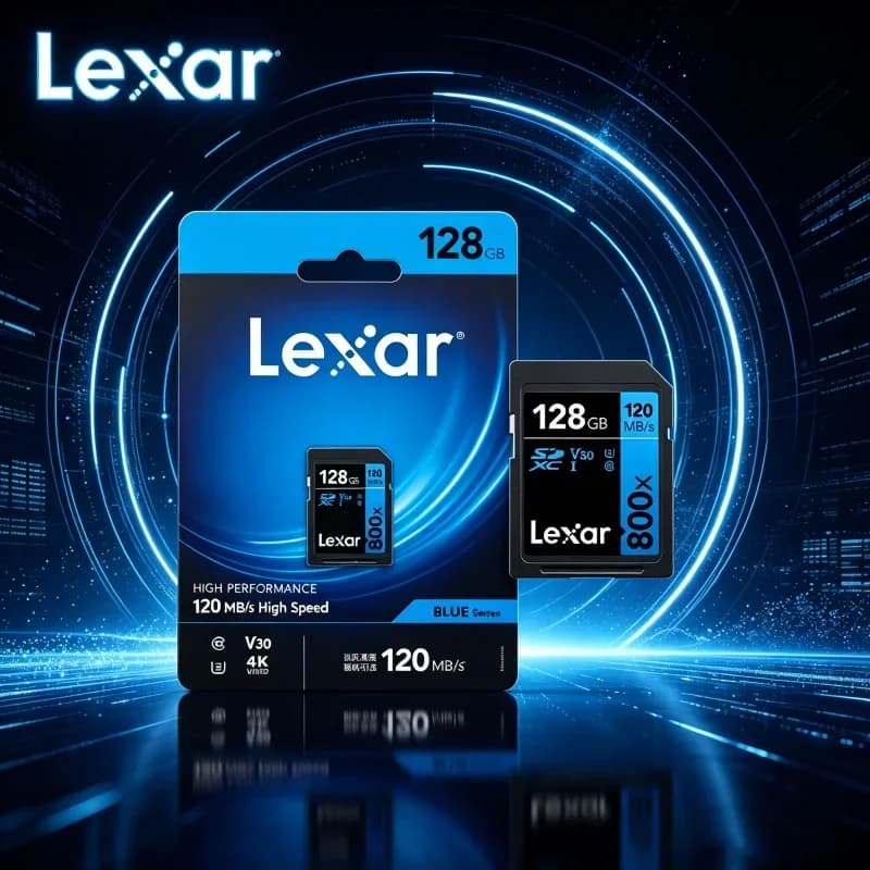 Lexar Professional 800X Pro SD Memory Card UHS I Class 10 V30 150MB S 32GB 64GB 128GB 256GB for Camera Video Recording
