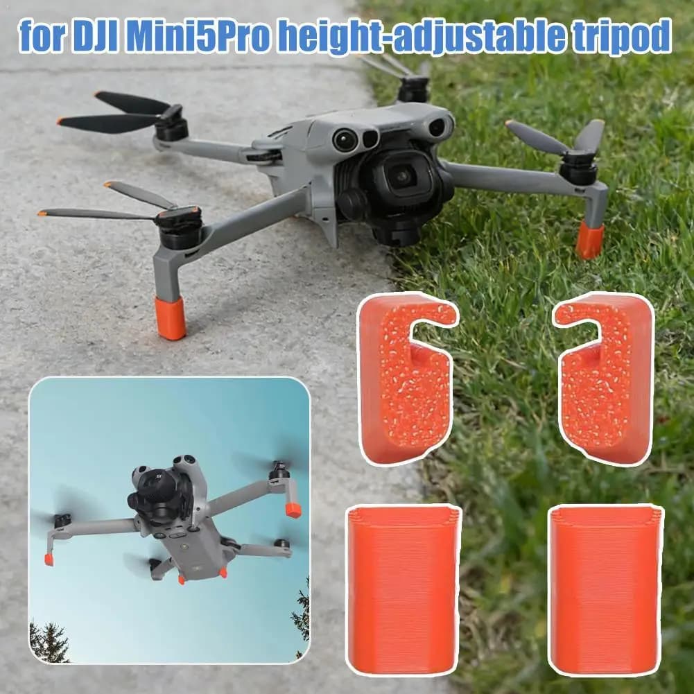 Supporto per Atterraggio per DJI Mini 5 Pro, Estensione Leggera e Rialzata per Gambe, Protezione e Staffa per Drone DJI Mini 5 Pro