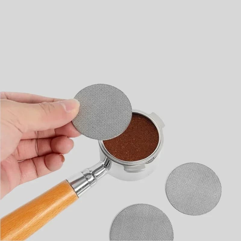 Reusable 51 53 58mm Coffee Puck Screen Heat Resistant Filter Mesh for Espresso Machine Portafilter Barista Coffee Brewing