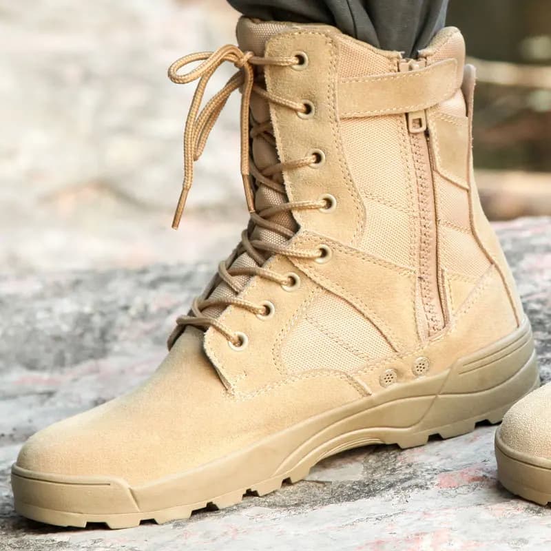 Desert Trekking Scarpe da trekking alte Anti-sabbia Antiscivolo Scarpe da alpinismo resistenti all'usura per l'estate e l'autunno