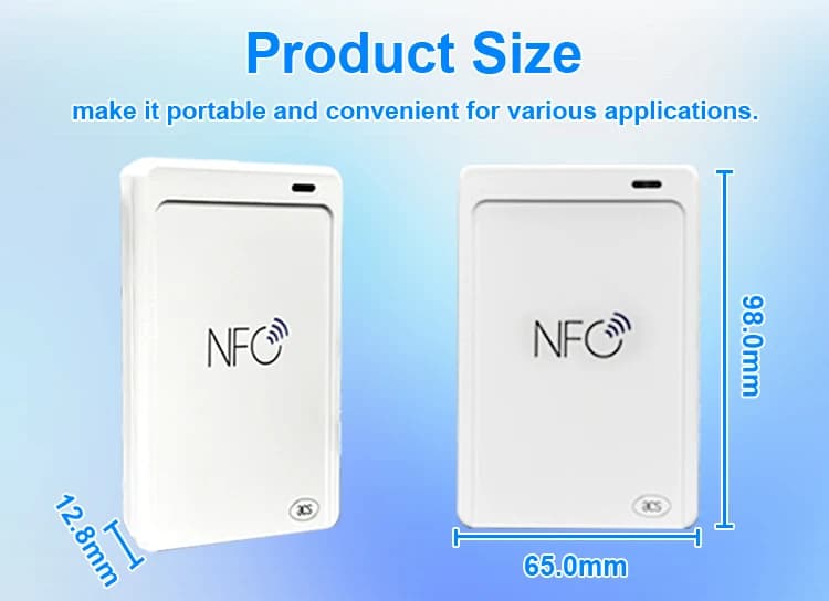 Lettore di Carte NFC con Interfaccia USB ISO 14443 Tipo A & B ISO 15693 AR1552U-M1