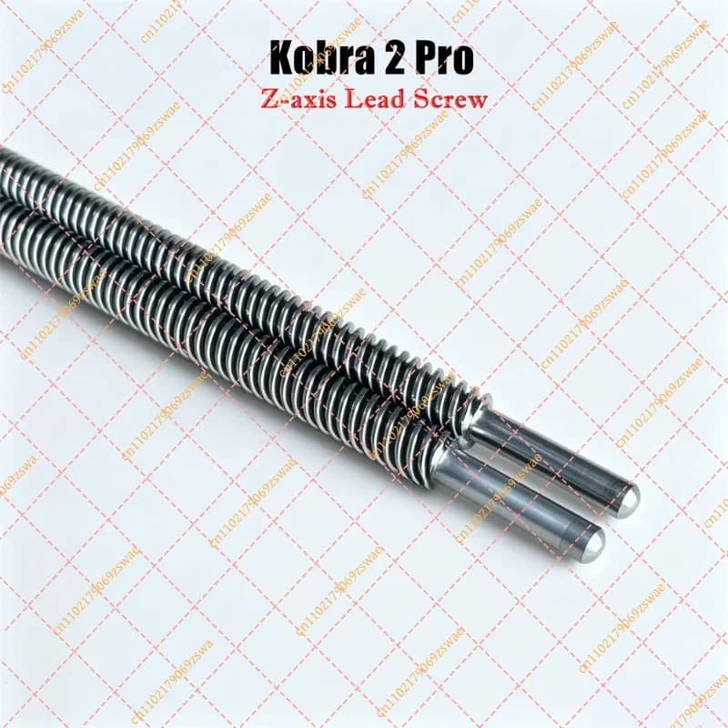 2pcs Z-axis Synchronous Pulleys / Lead Screws - Anycubic Kobra 2 Pro 3D Printer Replace Parts