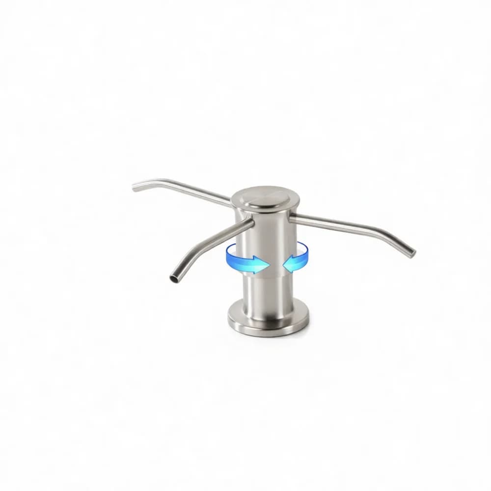 Built In Kitchen Sink Soap Dispenser Pump With Extension Tube For High Capacity Liquid Dishwashing Detergent Accessory