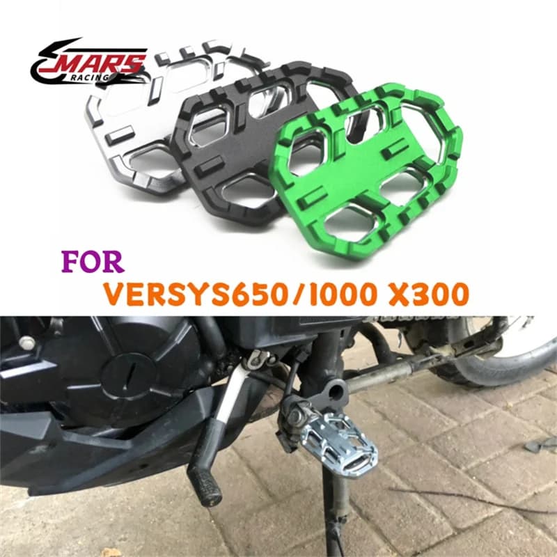 Adatto Per KAWASAKI VERSYS650/1000 X300 2017 2018 2019 Moto Poggiapiedi Pedale Ingranditore Footpad Estensione Pedana