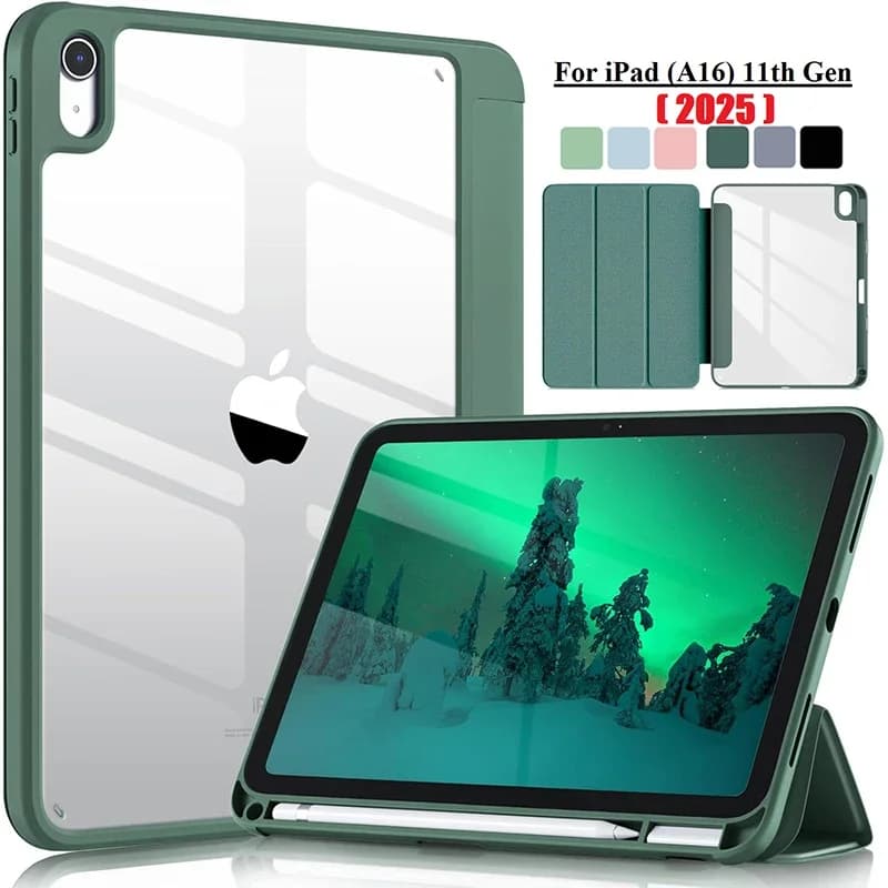 Con custodia portapenne per iPad (A16) 11a generazione Air11 13 11 2025 2024 Pro11 12.9 13 Smart Case Air 3 4 5 10.9 7 8 9th 10.2 Funda