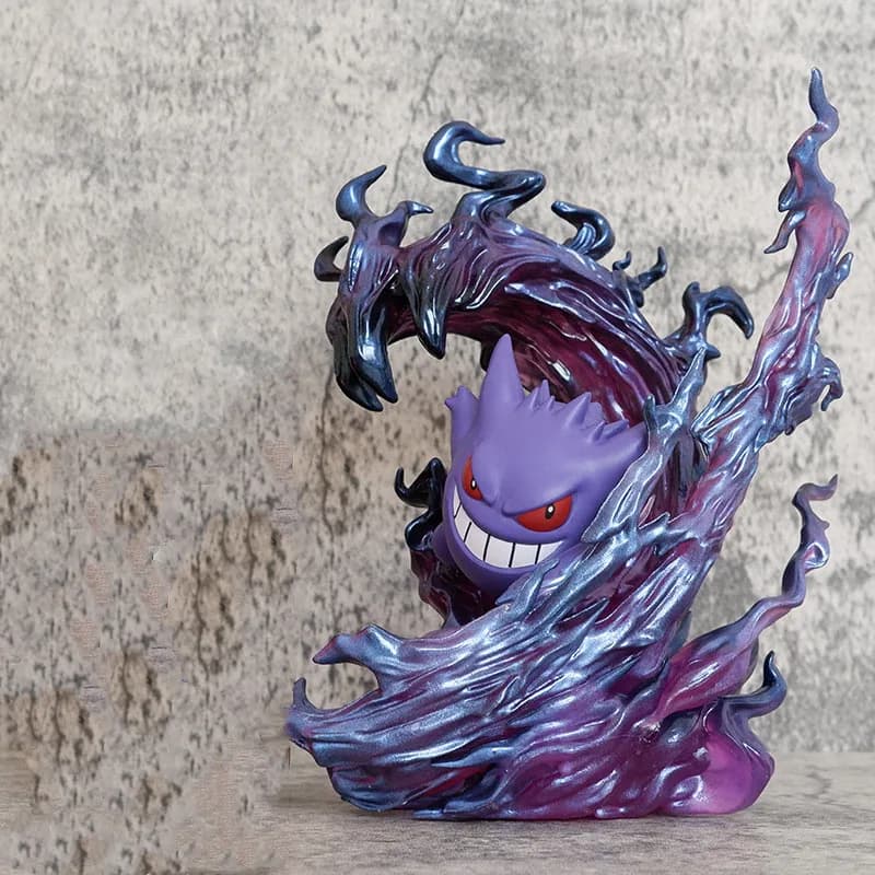 19cm Anime Pokemon Gengar Battle Ver. PVC Action Figure Game Statue Collectible Model Kids Toys Doll Gifts