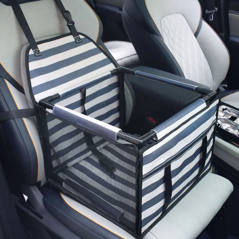 Tappetino per Auto per Cani, Sedile di Sicurezza per Animali Domestici, Borsa Auto Impermeabile Anti-sporco, Cuccia per Cani da Interno Auto, Borsa a Rete Sospesa per Animali Domestici