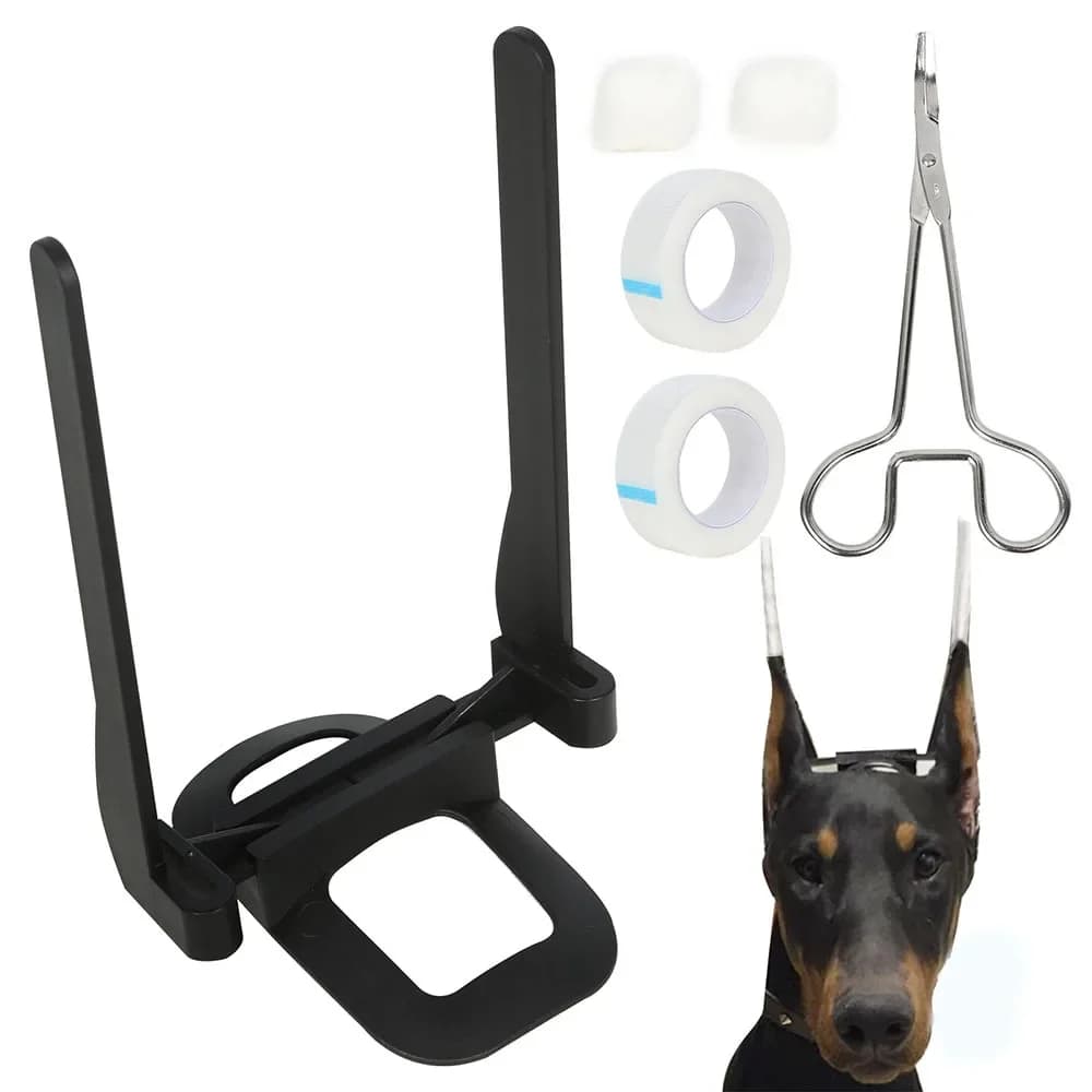 Ear plate, ear care tool, Doberman ear patch set, dog ear frame, fixed support, correction, vertical instrument