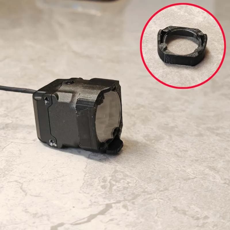 1PCS Per DJI O4 Pro Obiettivo Della Fotocamera Copertura Protettiva 3D Stampato Telaio ABS di Quarzo di Vetro FPV Drone Antipolvere Anti-goccia Tappo di Protezione