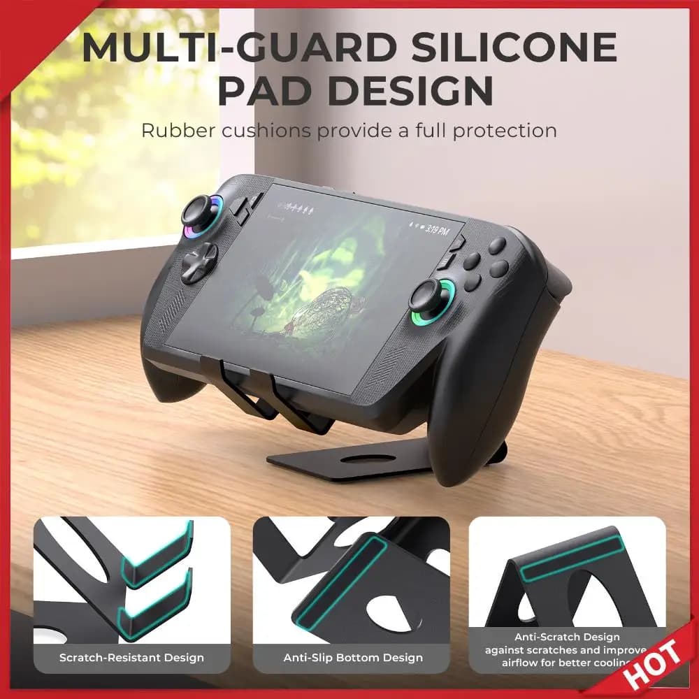 Supporto da Tavolo per Console di Gioco, Accessori per Console, Supporto per ROG Xbox Ally/X, Switch 2, Steam Deck