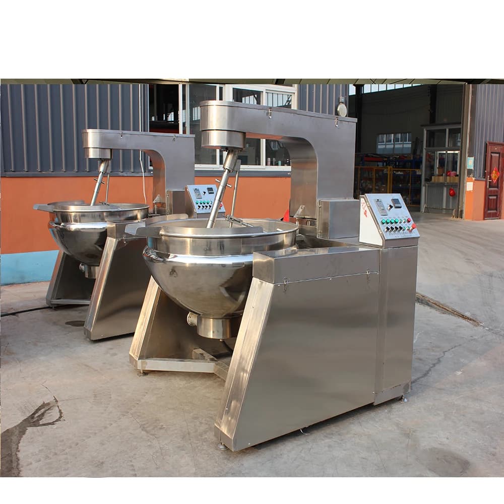 Steam-coated kettle with electric stirring for 50L-1000L jam with automatic stirrer