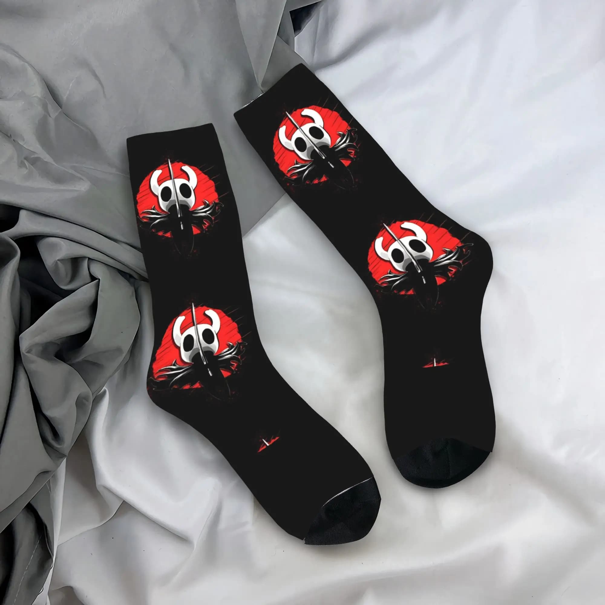 Socks The Knight Personalized Socks Hollow Knight Women's and Men's Slip Socks Fashionable Winter Running Socks