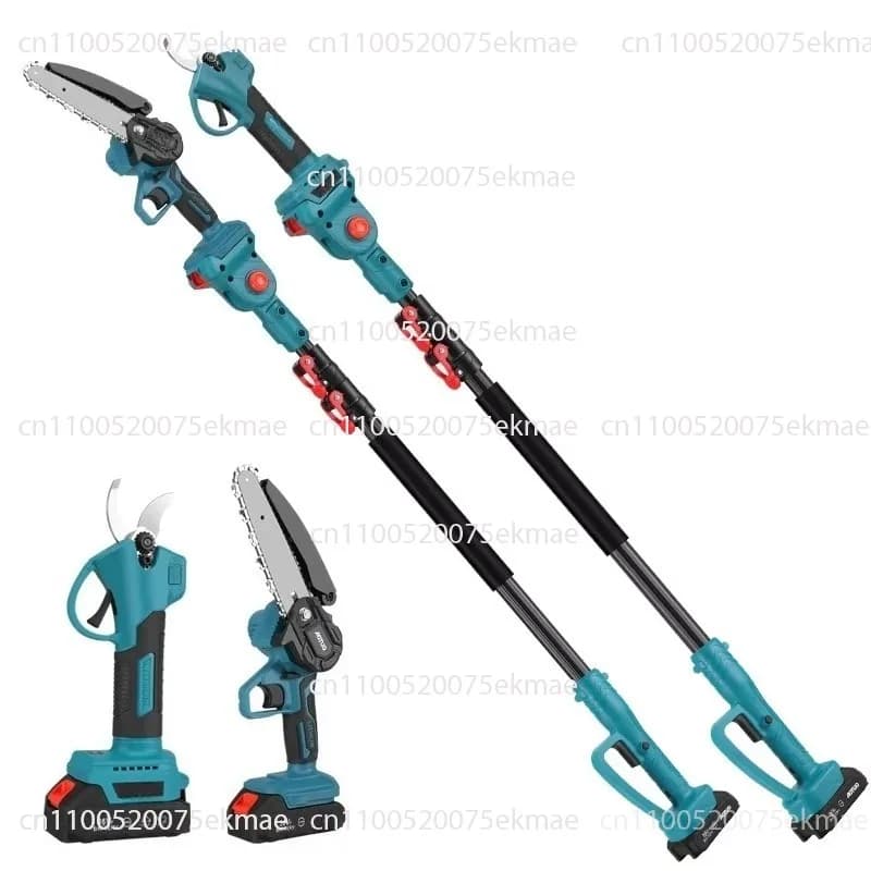 Electric Garden Potting Shears Battery Three Pieces Garden Tree Shears Mini Saw