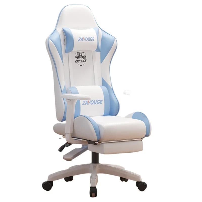 Sedia da Gaming Ergonomica per Scrivania Computer e Ufficio Domestico con Schienale Reclinabile, Altezza Regolabile e Braccioli per Lunghe Sessioni Seduti