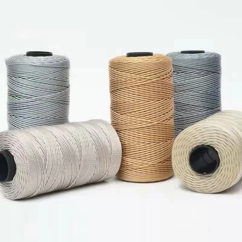 1.5mm/200m Uncinetto Filato Per Maglieria Filo FAI DA TE Mestiere di Seta del Ghiaccio Filato di Polipropilene per Cappello Borse Da Cucire Cavo All'uncinetto Multicolor
