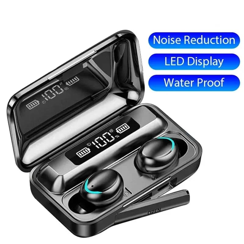 Wireless earphones F9 LED Dislpaly Binaurale TWS Bluetooth wireless headphones Bluetooth with waterproof noise reduction