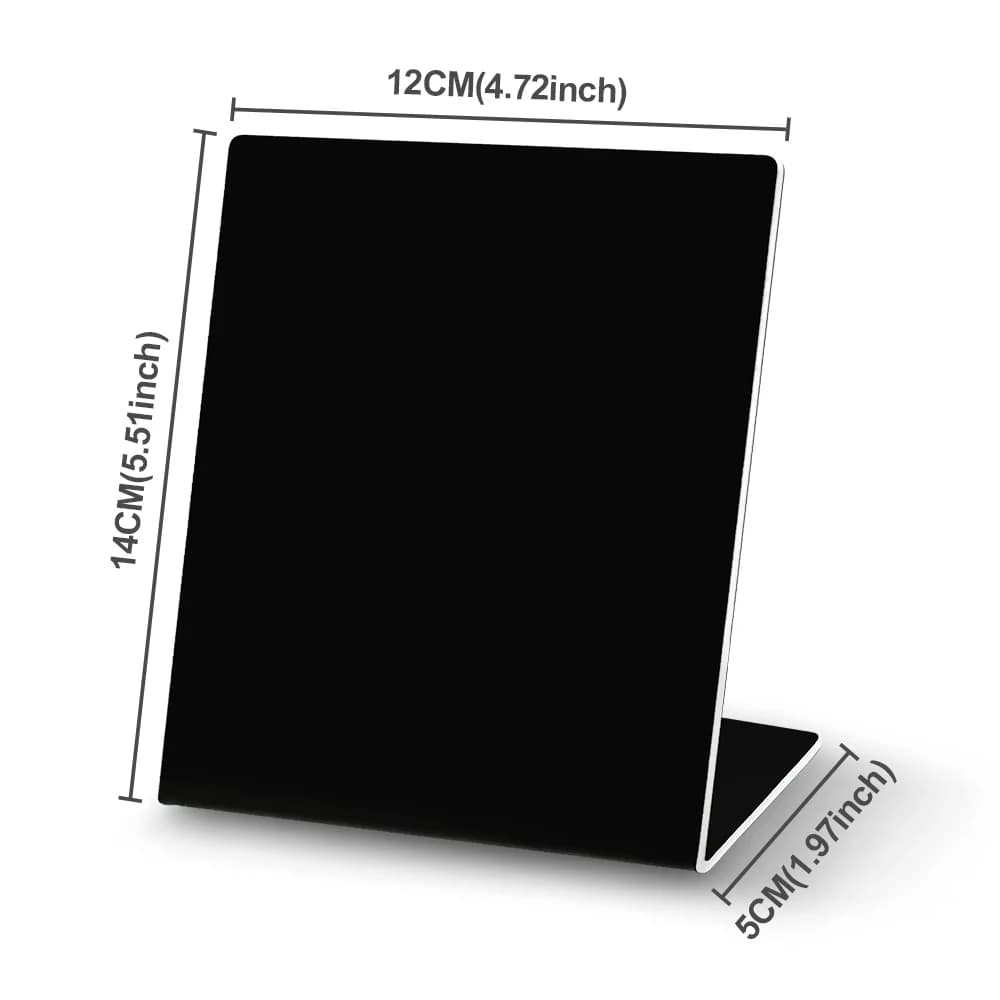 NFC215 Chip Review Stand Card Black 13.56MHz 504Bytes Capable of Self UV Printing Patterns Patternless Social media NFC Review