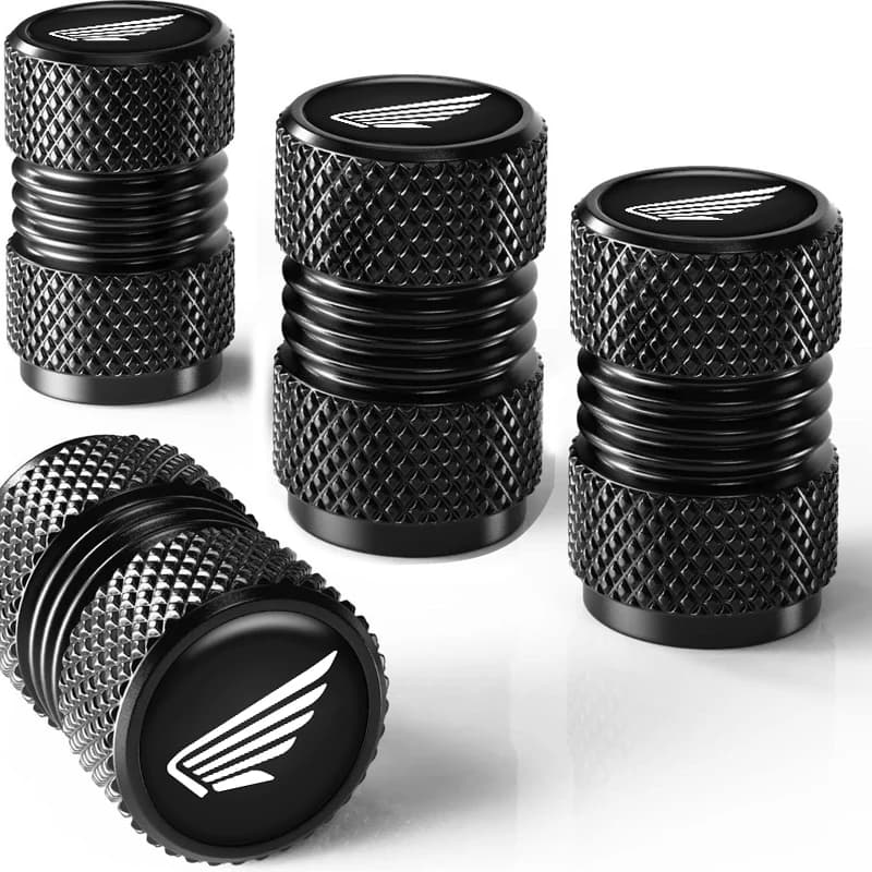 For Honda CBR 125R 954 600 650F 650R 1100XX 1000F 1000RR 4pcs Metal Motorcycle Wheel Tire Parts Valve Stem Caps Cover Accessory