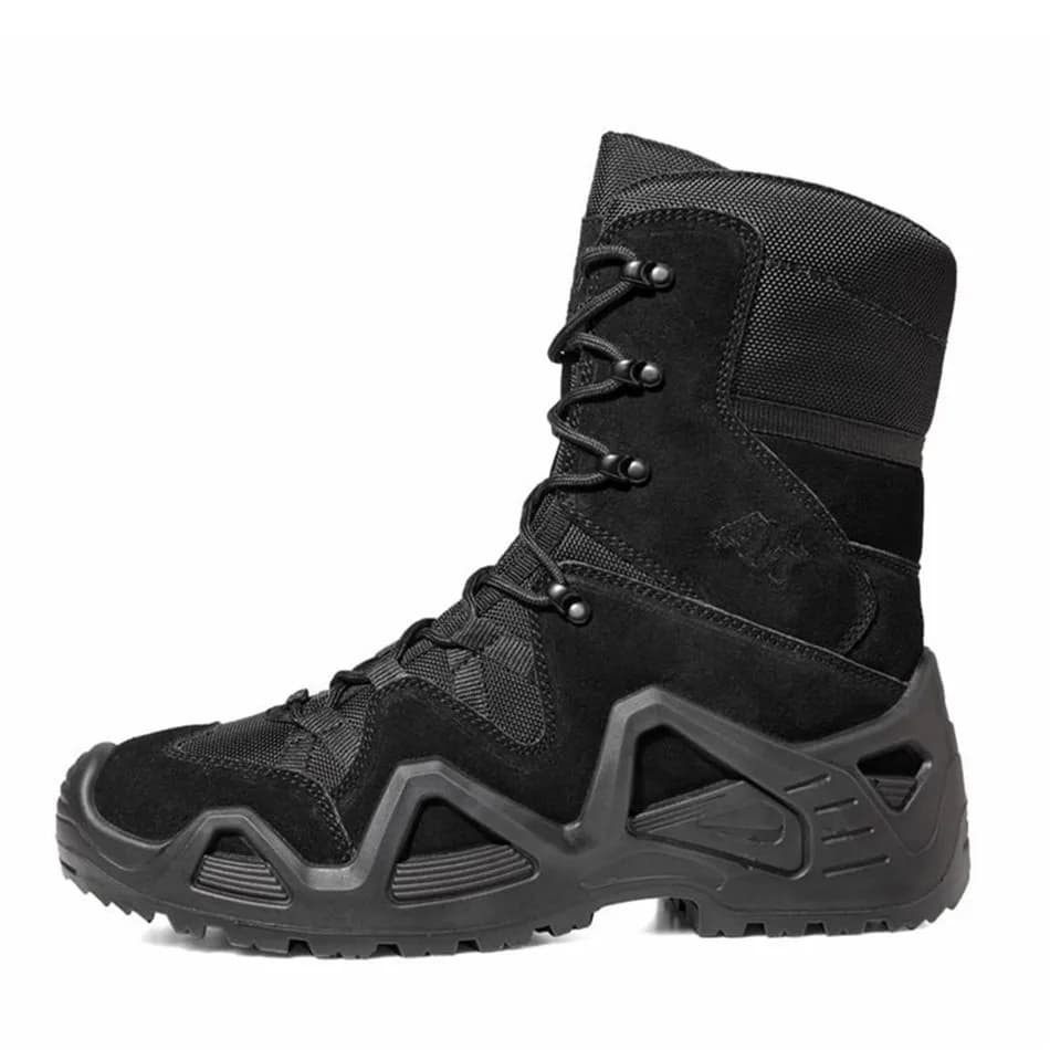 Scarpe da trekking impermeabili stivali militari da combattimento ultraleggeri da uomo scarpe da esterno alte stivali tattici da allenamento stivali da deserto