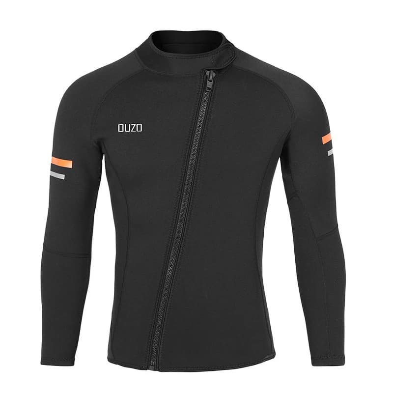 1.5 mm long neoprene men's jumpsuit Top Solar Protection Autumn Winter Diving Surf Swimming Snorkeling Anti-Meduseum Jacket