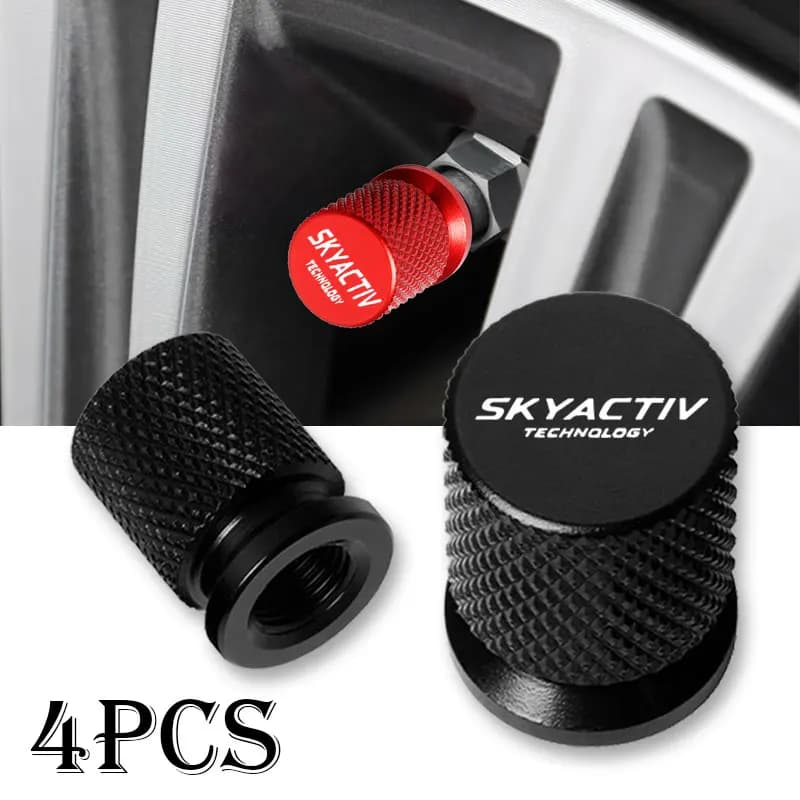 For Mazda Skyactiv 3 bk 6 gg gh gj cx3 cx5 cx30 cx7 cx8 cx9 mx5 Auto Wheel Rubber valves Pneumatic steering wheel Airdust cover Waterproof
