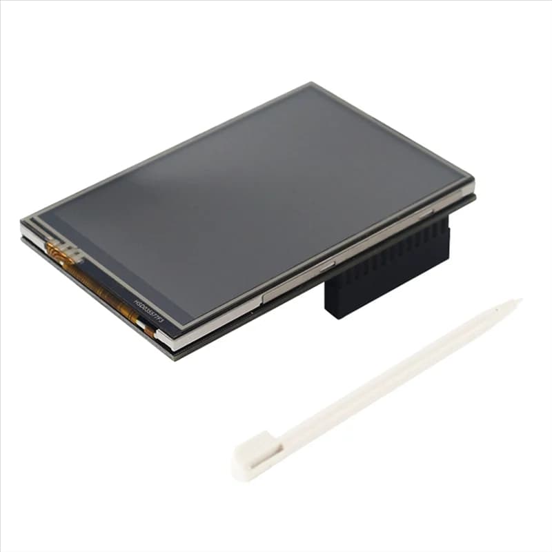 SUNRI-3.5 inch TFT LCD Touch Screen Resolution 320X480 ABS Case + Touchpen for Raspberry Pi 4th generation 4B/4 B+