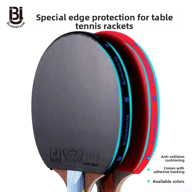 Blutenkirsche Protective tape for anti-fog edges for ping pong rack/adhesive edge protection for blade edge protection
