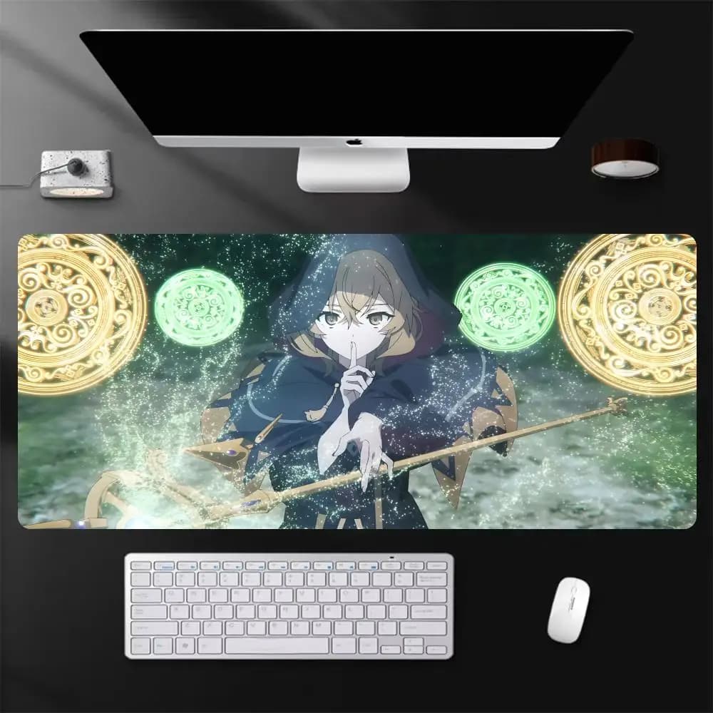 Tappetino per mouse Secrets of the Silent Witch, tappetino per mouse da gioco grande, con bordi rinforzati, tappetino da scrivania per computer e tastiera