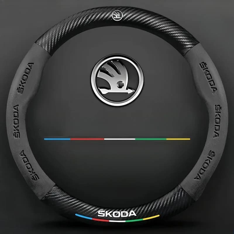Carbon Fiber Car Cover for Skoda Octavia a5 a4 MK2 MK3 2 3 A7 Fabia Karoq Kodiaq Rapid yeti Accessories