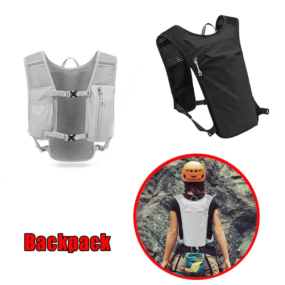 Backpack Hydrating for Cycling and Running, Breathable Sports Vest for Trail and Marathon with Water Bag, Cycling Equipment and Open Camping