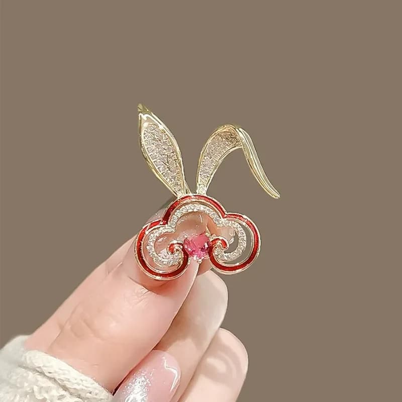 Wheat Ear Brooch for Korean Style High-End Luxury Pearl Corsage for Women’s Suit Jacket Shawl Buckle Accessories