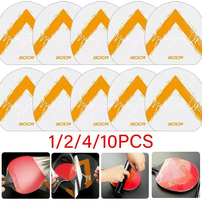 1/2/4/10pcs Ping Pong Rack Protective Ping Pong Bat Protective Ping Pong Bat Protective Ping Pong Cover Protective Film