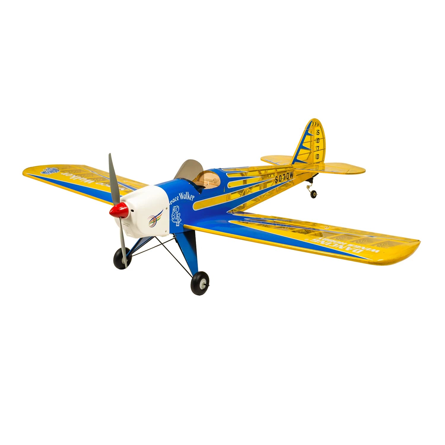 Dancing Wings Hobby 1.6M (63 pollici) Space Walker Kit Aeroplano RC 1:5 in Legno di Balsa E-Power & G-Power per Esterni S07