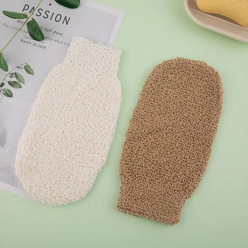 Asciugamano per la pulizia Spugna Scrubber Bagno Peeling Guanto Doccia Spazzola per il corpo Guanti per scrub corpo Dita Asciugamano da bagno Guanto esfoliante