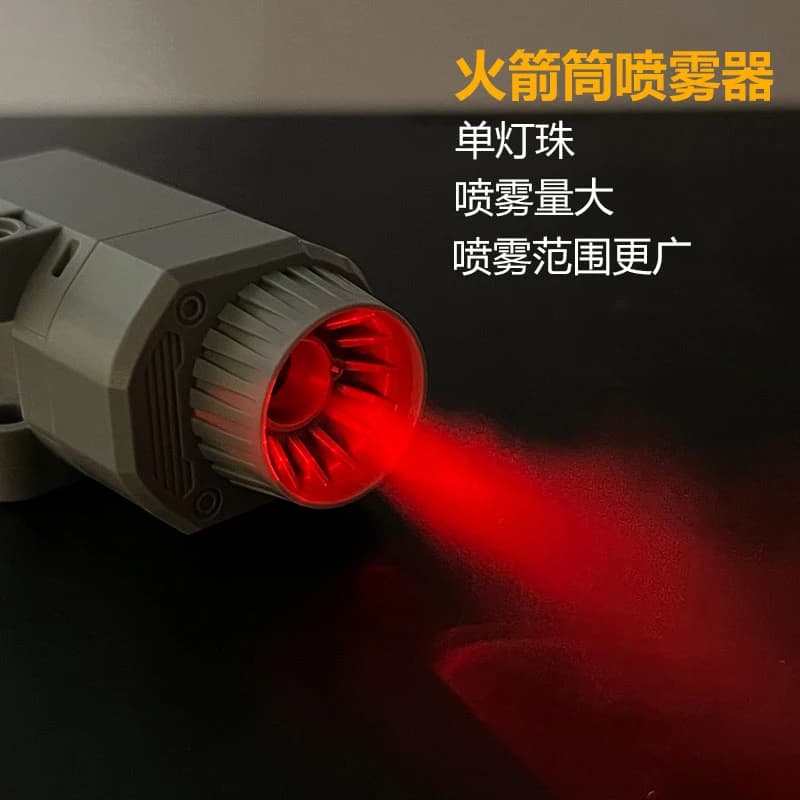 Nuovo MOC Motore di Scarico Fumo Simulato Effetto Spray Building Blocks Auto PF Modello Parti Funzioni di Alimentazione Motore Tecnico