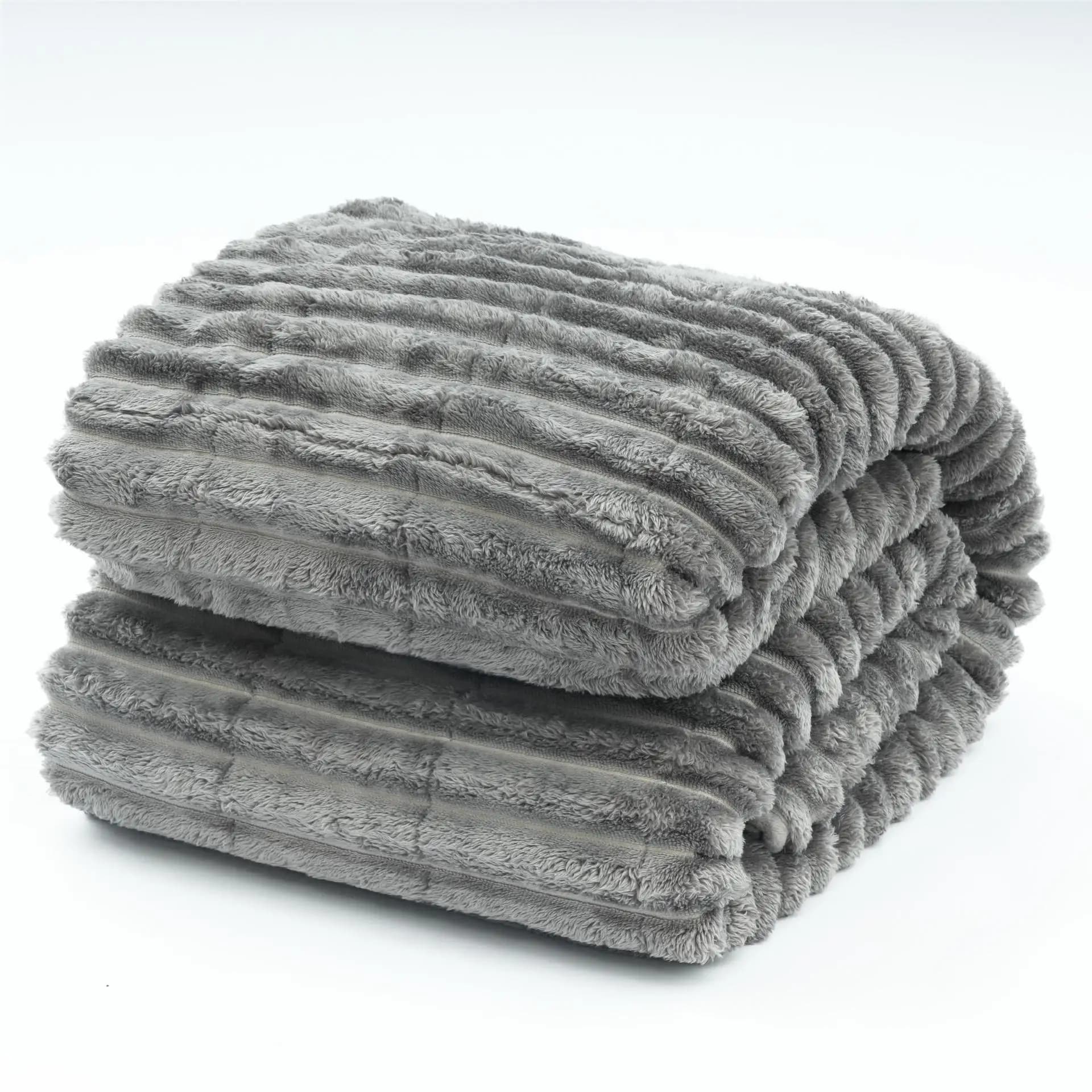 Coperta lenzuolo calda Coperta in lenzuolo Sherpa in flanella ponderata calda di vendita calda per coperta invernale in pelliccia