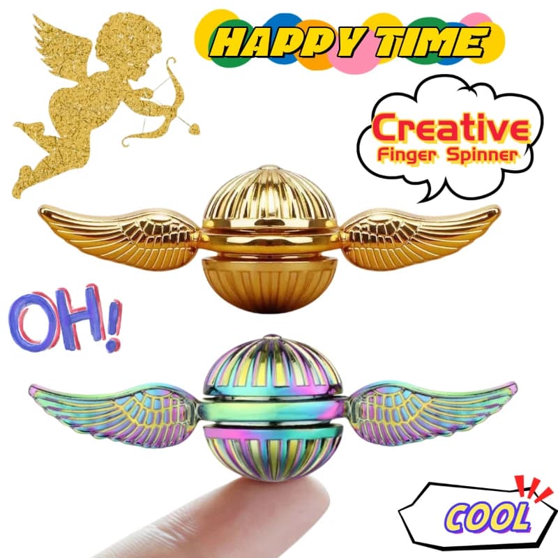 Fidget Spinner Creativo Ispirato ai Film e alla TV di Harry Potter, Giocattolo Anime Cartoon Carino per Girello con le Dita, Regalo di Compleanno