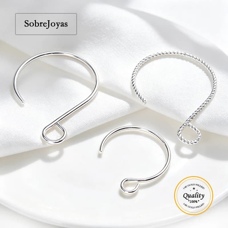 925 Sterling Silver Balloon Ear Wire (.81mm) Handmade Jewelry Making Earring Accessories Clasps