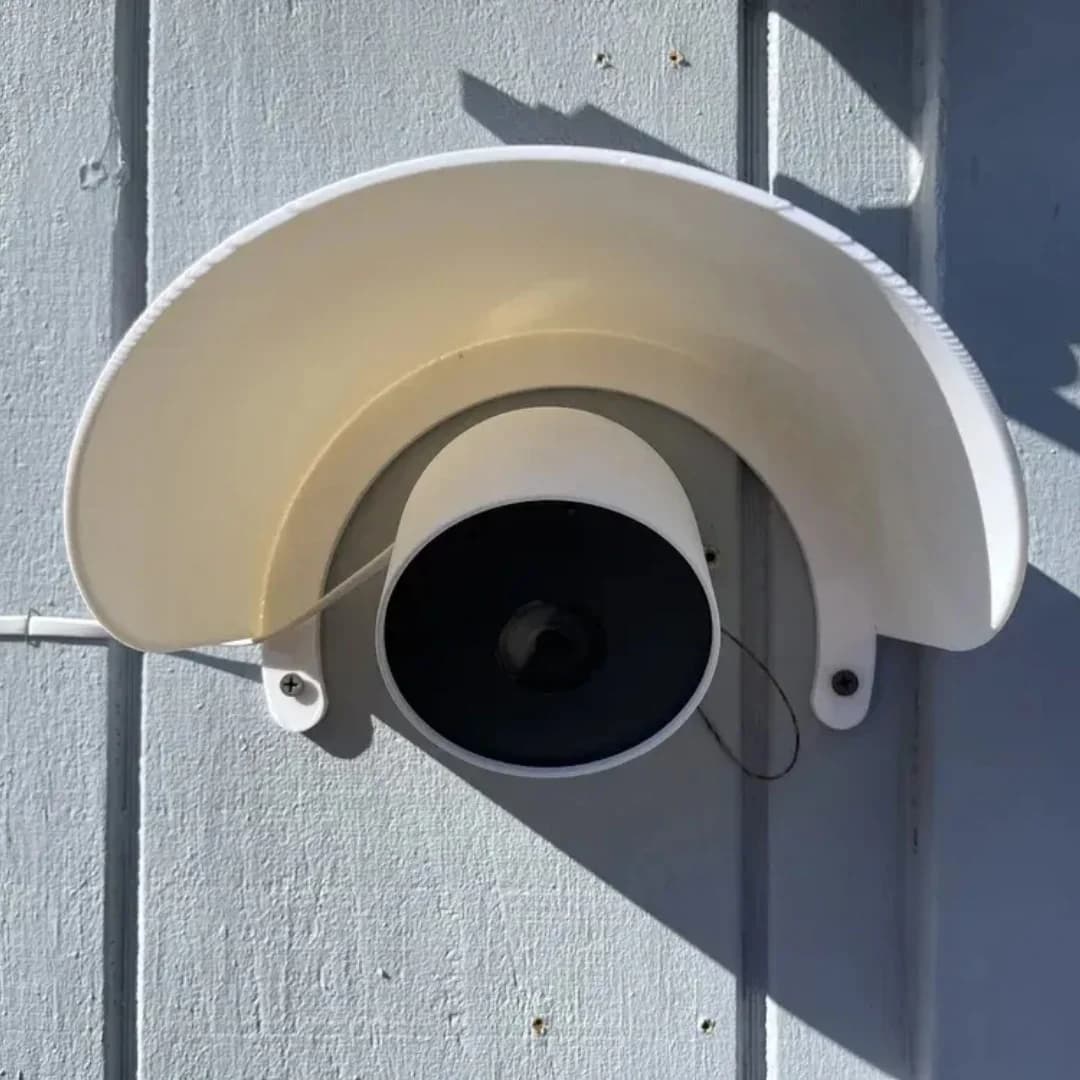 1pc Security Camera Sunshade Cover for Google Security Camera Outdoor Wall Rain Camera Cover Gardening Accessories