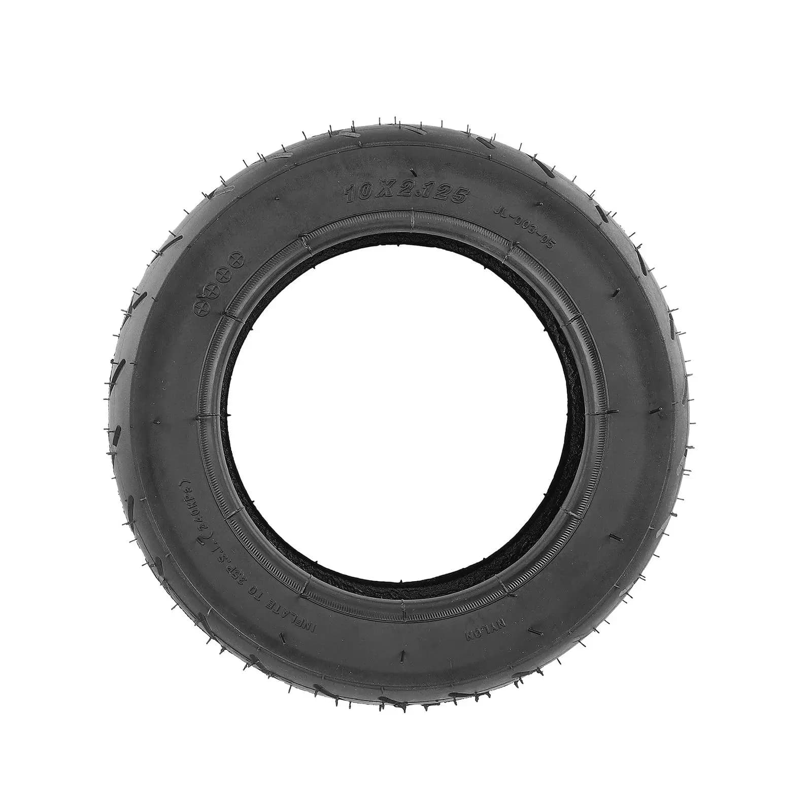 Pneumatico esterno per scooter, pneumatici solidi, assorbimento degli urti, resistente alla pressione, universale, antiscivolo, 10x2.125, pezzo di ricambio