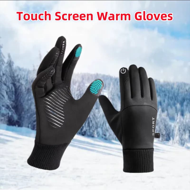 Women's Winter Gloves Woman Touch Screen Warm Gloves Water Resistant Windproof Thermal Gloves for Driving Race Ski Riding Sports
