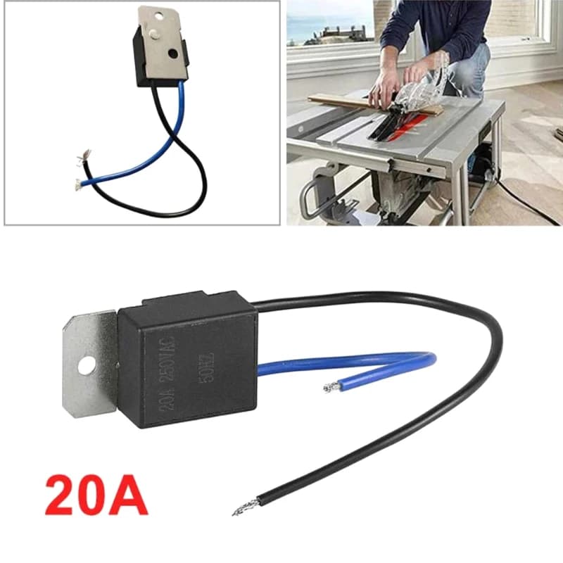 Modulo di Avviamento Soft Start 230V 20A, Scheda di Controllo Universale per Smerigliatrice Angolare, Macchina da Taglio, Sega a Nastro