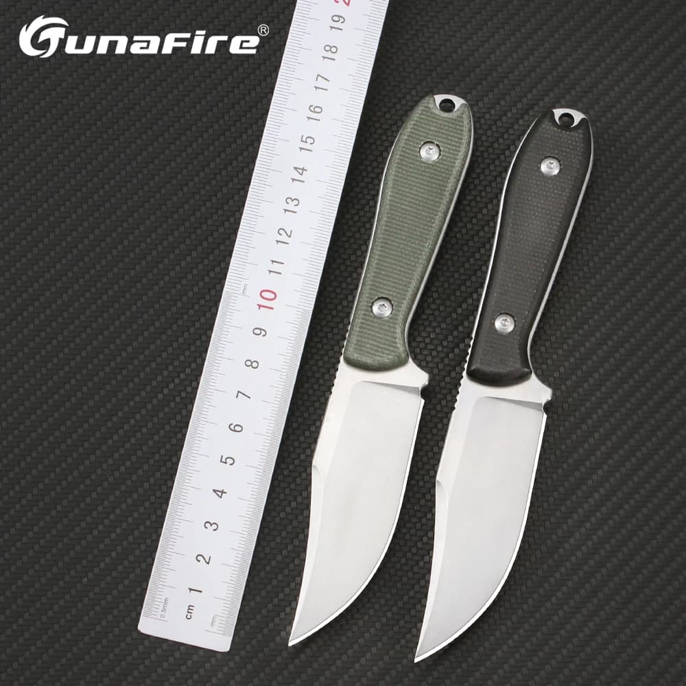 Military Tunafer Tactical Gravity Hunting knife D2 fixed blade knife camping outdoor fishing tourist fishing kitchen knives tools EDC