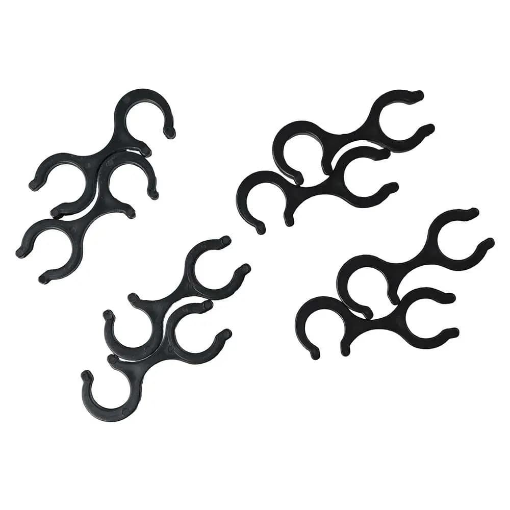Connectors for Trekking Sticks Nordic Outdoor Black Mud Sand Camp Snowflake Alpenstock, Walking Stick Buckle