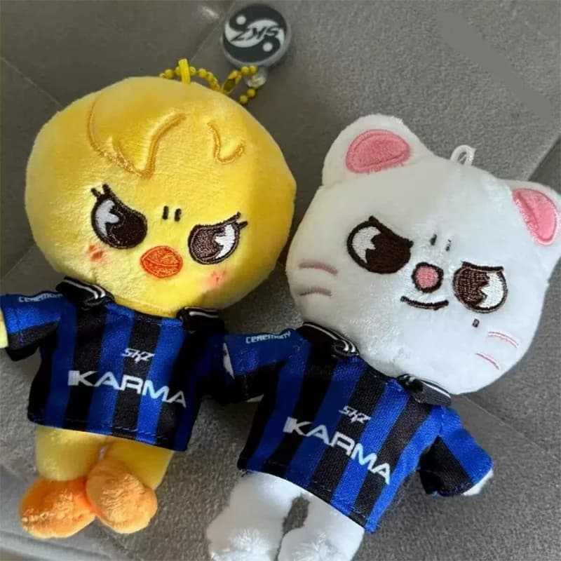 Nuovo Portachiavi SKZOO Stray Kids, Bambola di Peluche Felix Bangchan, Decorazione per Camera, Ciondolo per Fan SKZ, Regalo per Bambini e Adulti